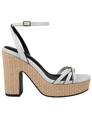 PRE-ORDER- L'Agence Genevra Woven Platform Sandal