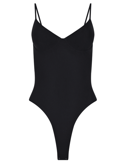L'AGENCE Elowen Underwire Mesh Bodysuit