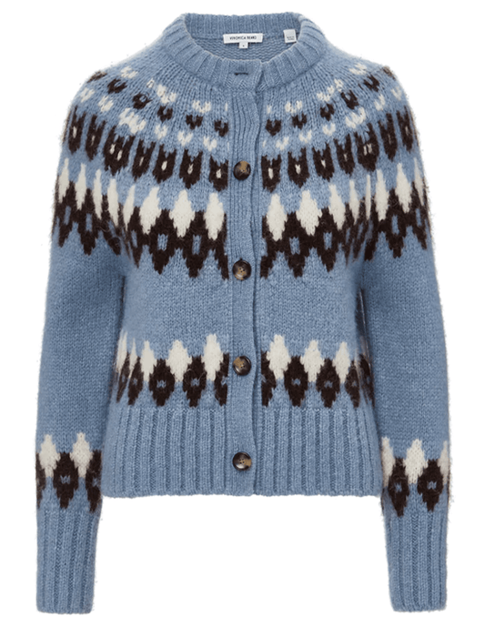 Veronica Beard Christina Fairisle Cardigan