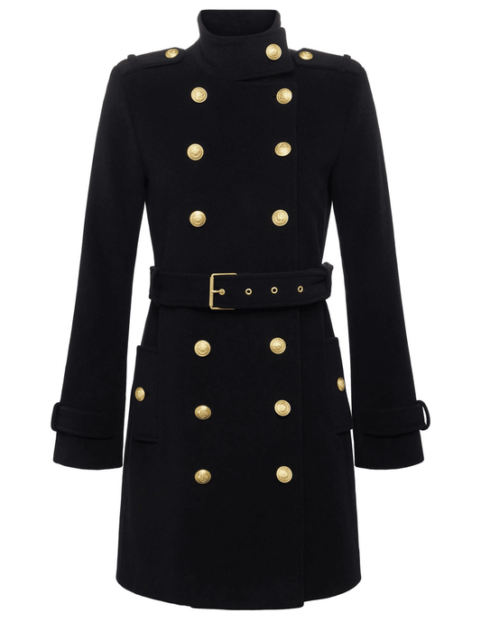 PRE-ORDER-L'Agence Nalini Long Military Coat