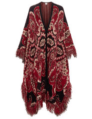 PRE-ORDER- L'AGENCE Naoko Jacquard Poncho