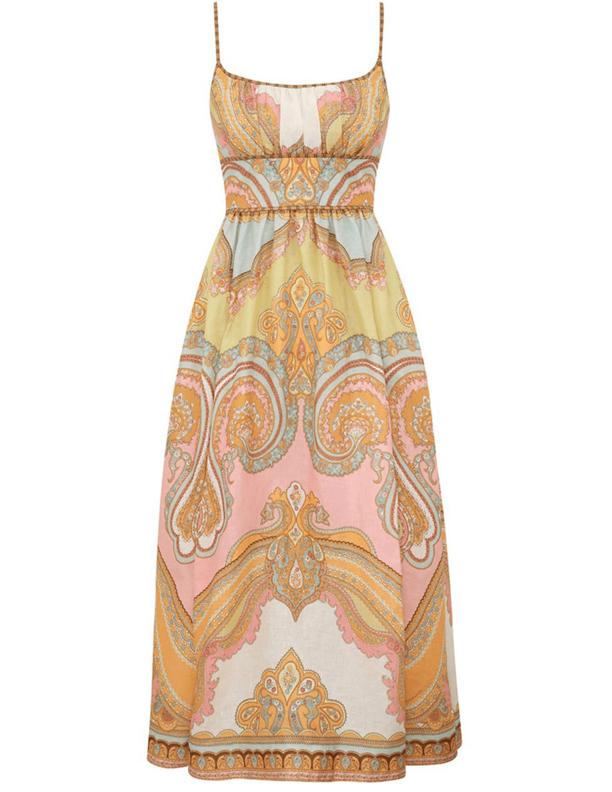 PRE-ORDER-Zimmermann Maxine Picnic Midi Dress