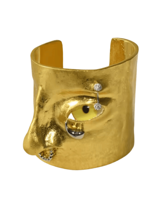 Fleur de Camélia Abstract Face Cuff