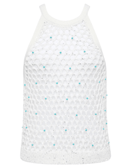 L'AGENCE Parmida Embellished Knit Tank