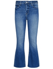 L'AGENCE Kendra High Rise Crop Flare Jeans in Cambridge