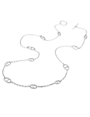 Austin Blaze Dainty Link Toggle Necklace 110cm