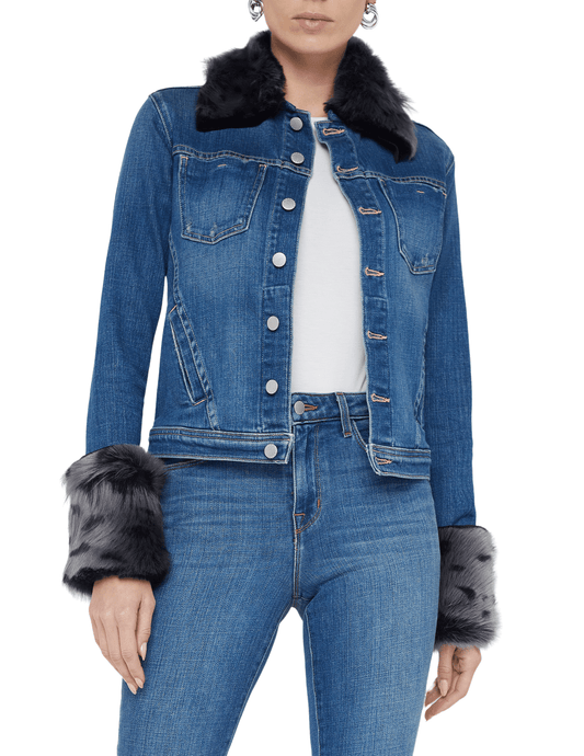 PRE-ORDER-L'Agence Shea Shearling Jacket