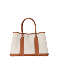 Austin Blaze - Austin Blaze Magnolia 25 Canvas Leather Tote in Saddle - Buy Online