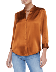 L'Agence Brisbane Three Quarter Sleeve Blouse