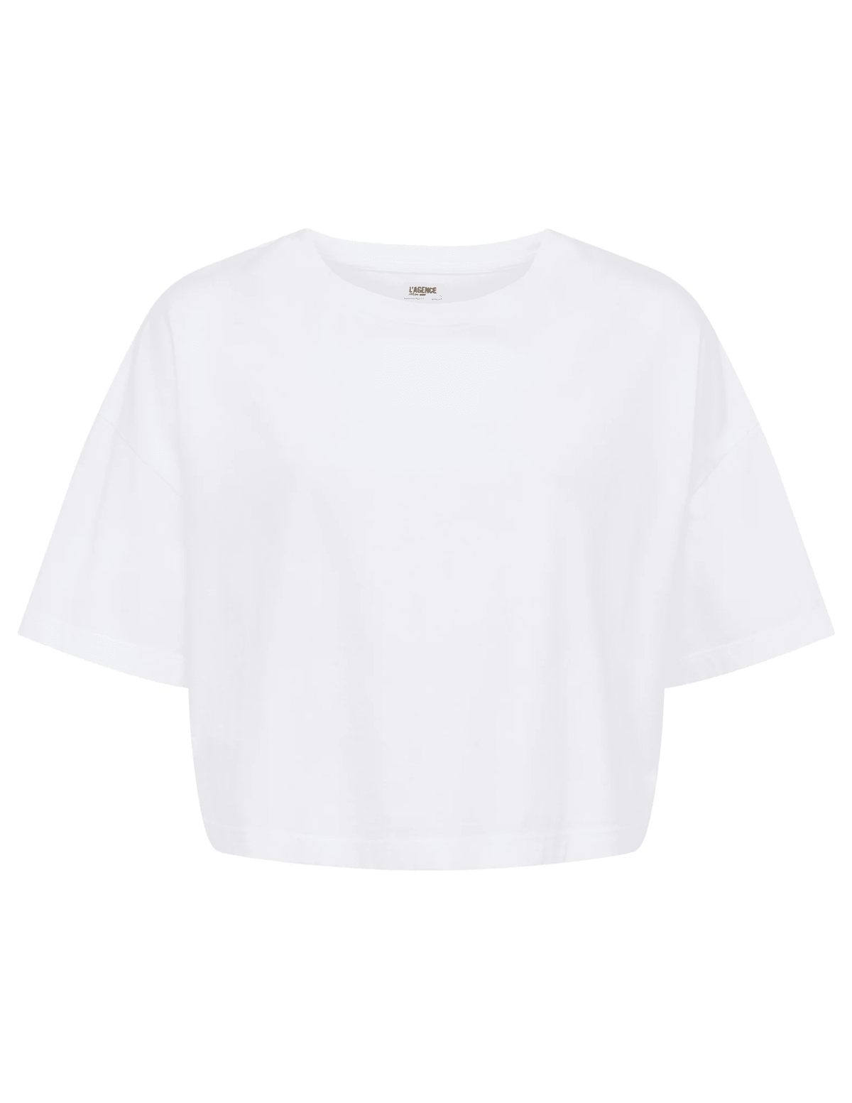 L'Agence Daria Oversized Cropped Tee
