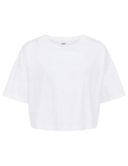 L'Agence Daria Oversized Cropped Tee