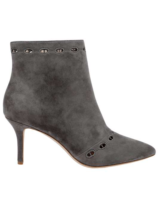 L'Agence Chantae Suede Heel Bootie