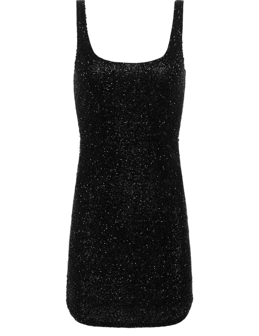 L'Agence Inori Beaded Mini Dress