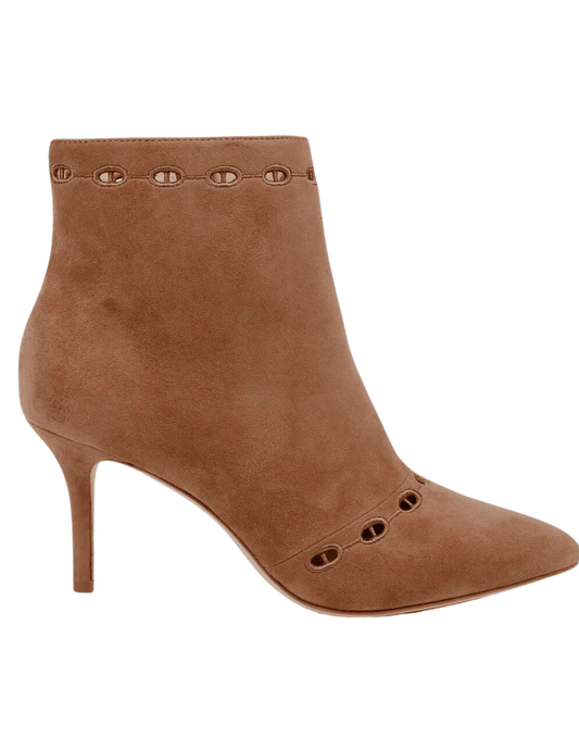 L'Agence Chantae Suede Heel Bootie