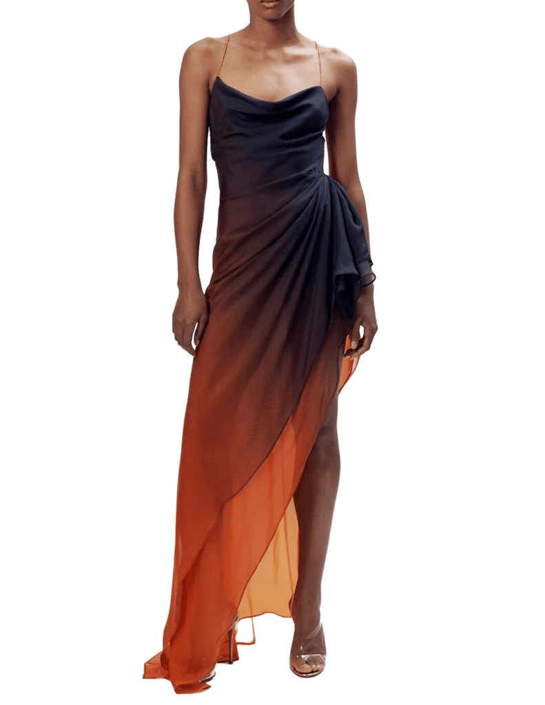 Ronny Kobo Tyler Asymmetrical Dress