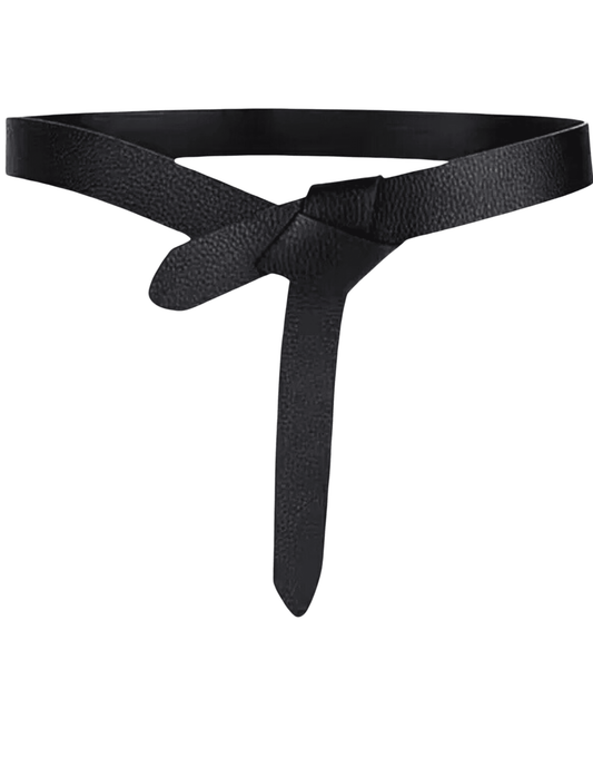 Austin Blaze Leather Knot Waist Belt