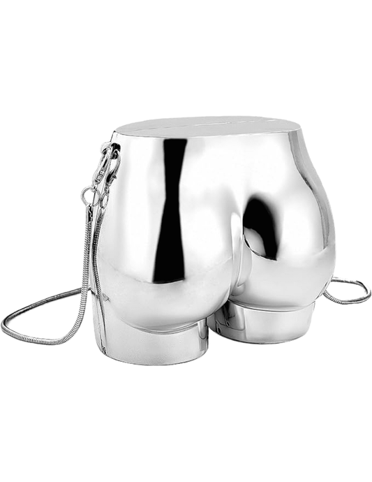 PRE-ORDER-Austin Blaze Jenny Metallic Body Clutch in Silver