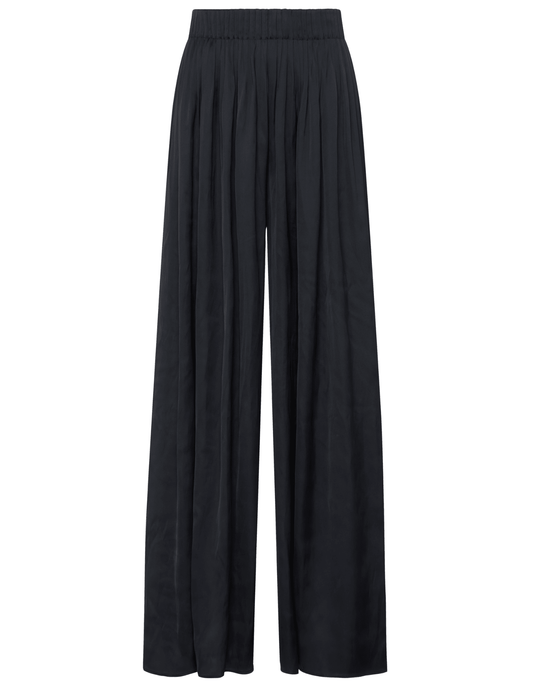 L'Agence - PRE-ORDER-L'AGENCE Haylo Wide Leg Satin Pant - Buy Online