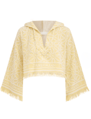 PRE-ORDER-Zimmermann Coco Toweling Hooded Top