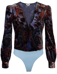 L'Agence Lady Blouson Sleeve Bodysuit