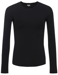 L'Agence Tess Micro Modal Crew Neck Long Sleeve Tee