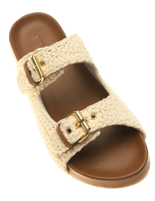 Mystique Newport Crochet Slide Sandal