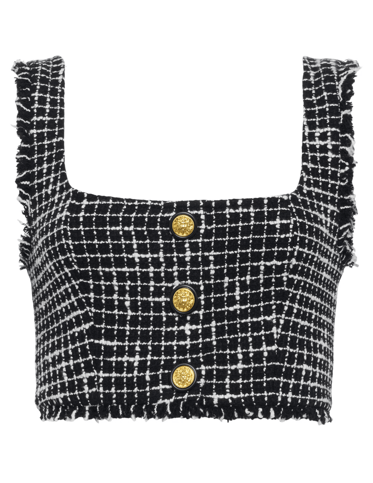 L'Agence Maylin Tweed Bralette Top