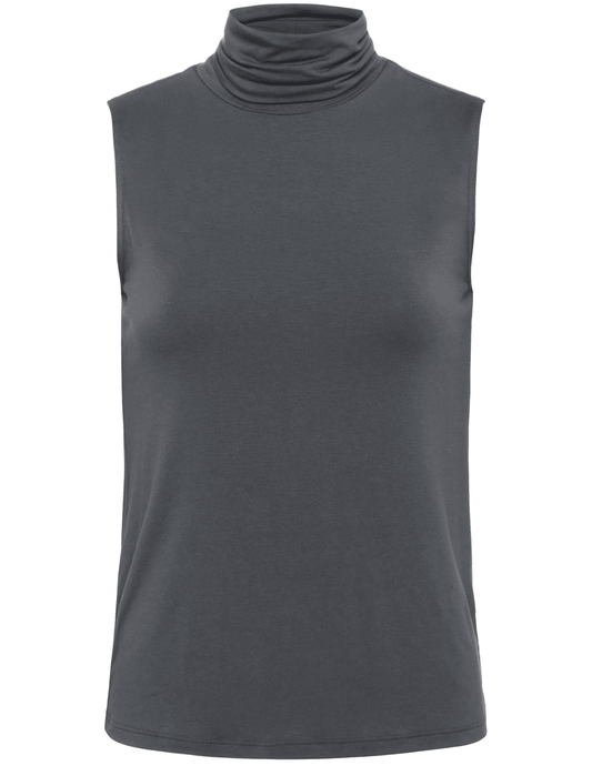 L'Agence Ceci Sleeveless Turtleneck Tank