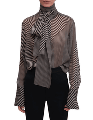 Ronny Kobo Tawny Long Sleeve Blouse