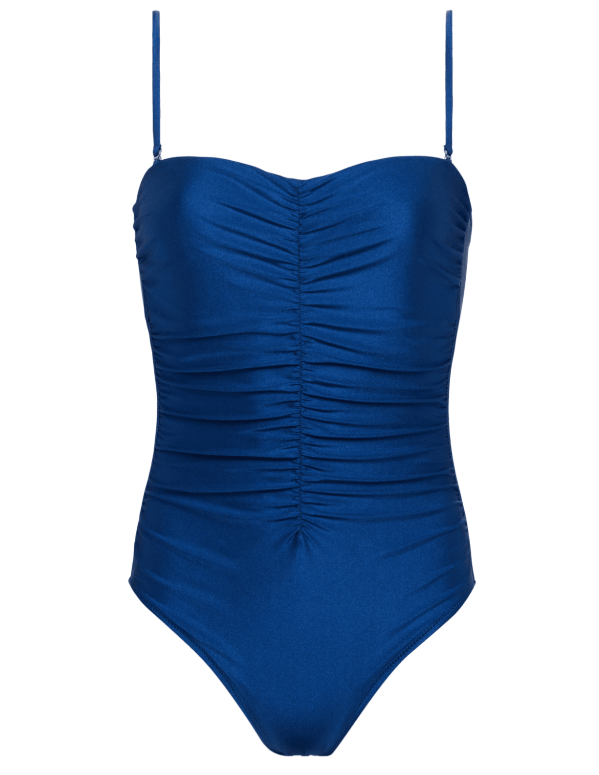 L'Agence Aubrey Ruched One Piece Swimsuit