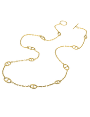 Austin Blaze Dainty Link Toggle Necklace 110cm