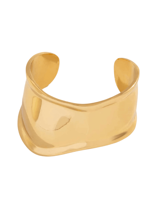 Austin Blaze Asymmetrical Wide Metal Cuff