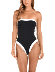 PRE-ORDER- L'Agence Tory Square Neck One Piece Swimsuit