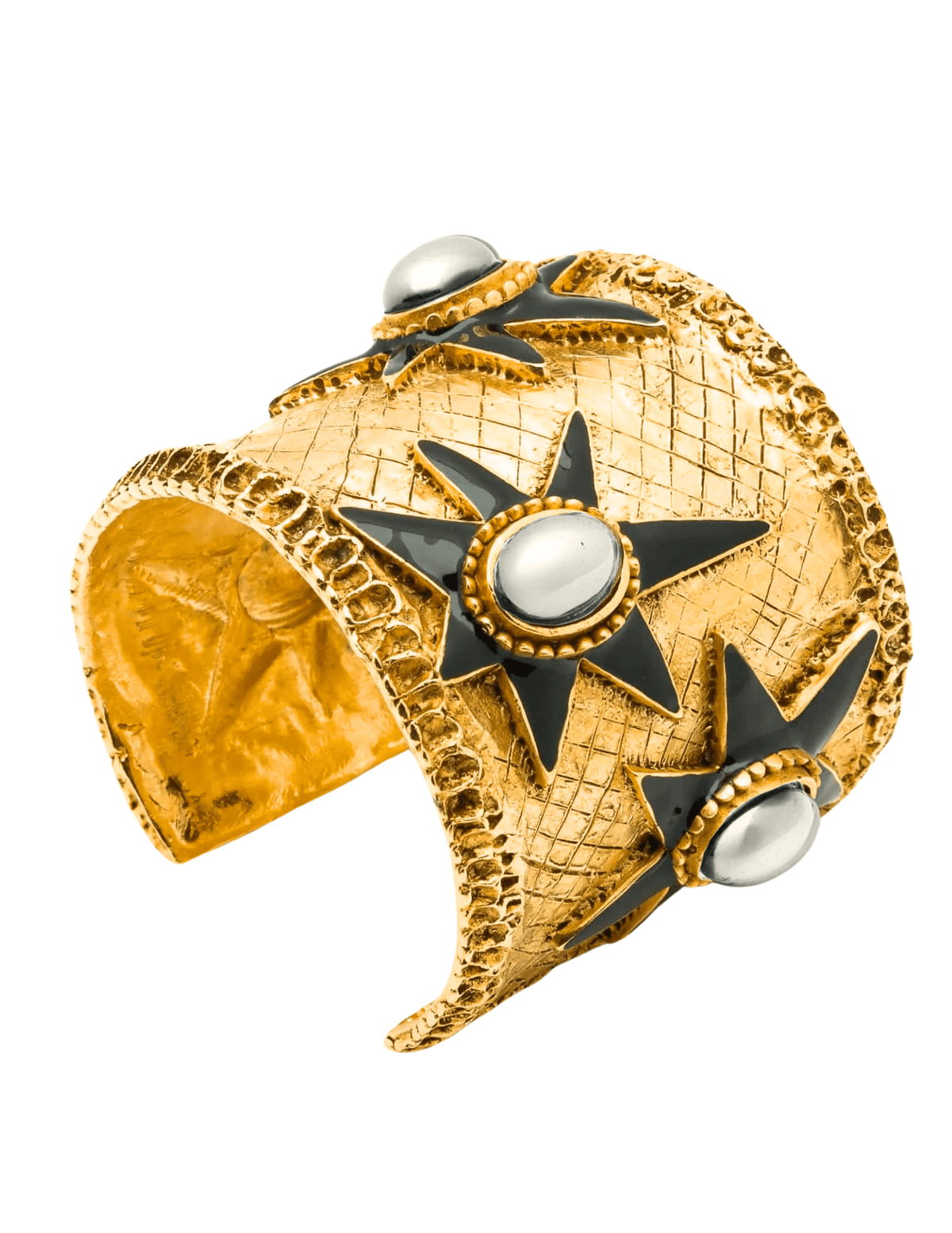 Fleur de Camélia Vintage Star Pearl Cuff