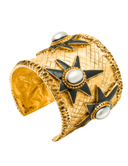 Fleur de Camélia Vintage Star Pearl Cuff