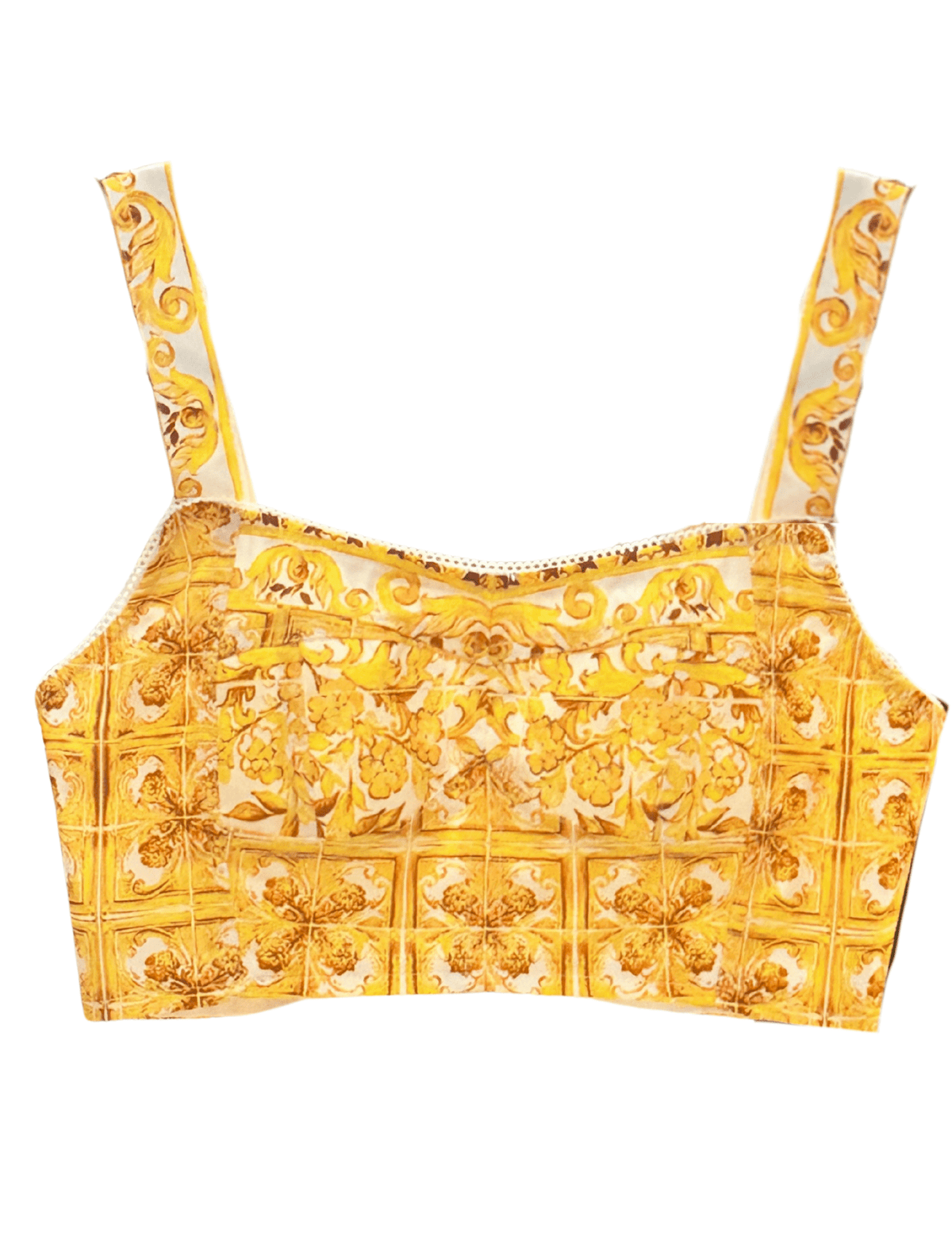 St. Barths La Robe - St. Barths La Robe Mediterranean Tile Bustier Bra Top - Buy Online