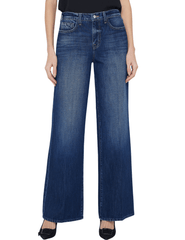 L'Agence Alicent High Rise Wide Leg Crop Jean