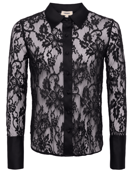 L'Agence Reims Lace Blouse