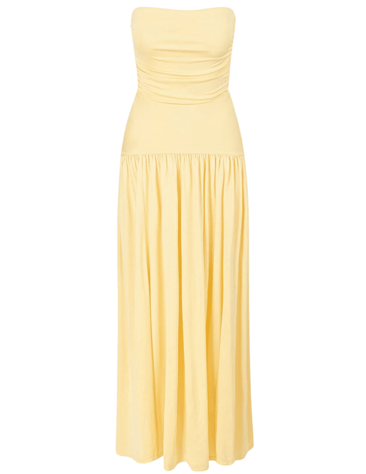 PRE-ORDER-STAUD Mariana Strapless Maxi Dress