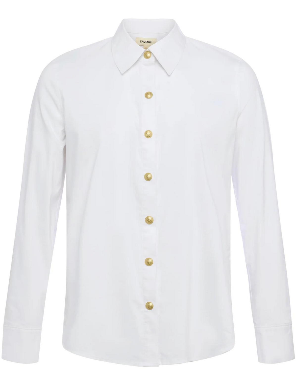 L'Agence Ellery Long Sleeve Button Blouse