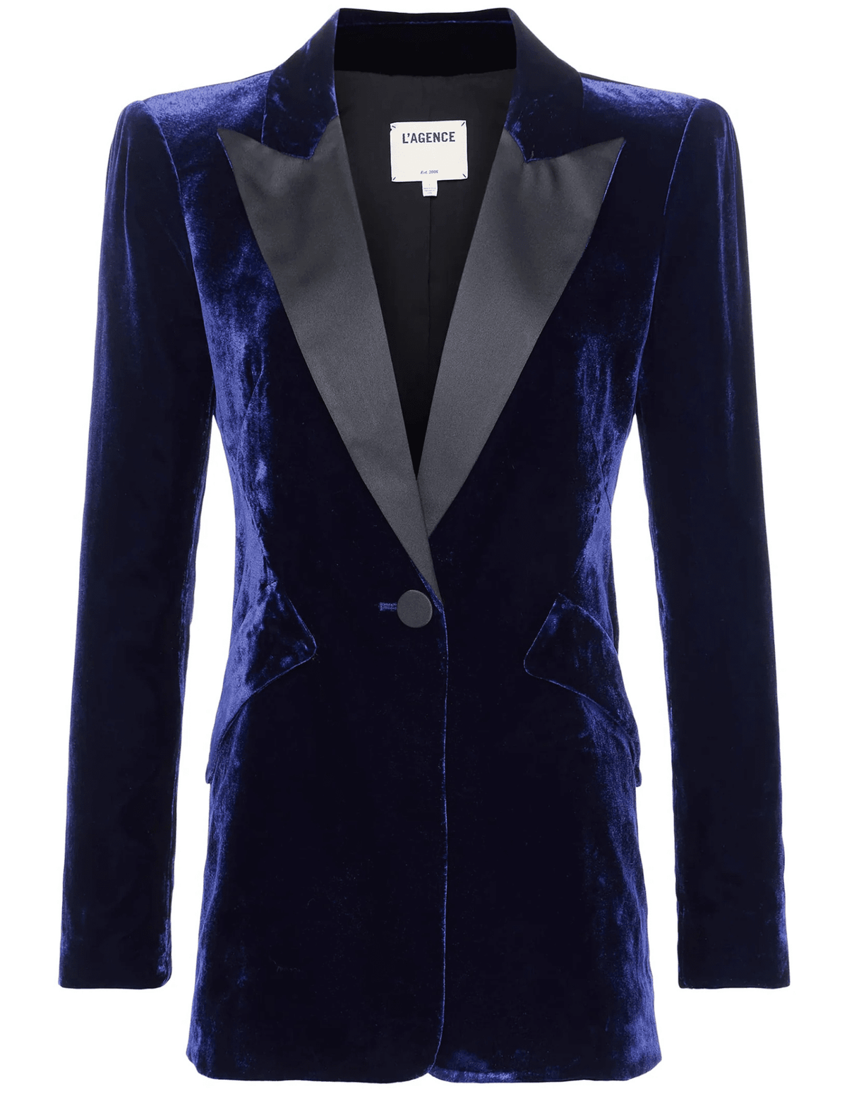 PRE-ORDER-L'AGENCE Sheila Velvet Longline Blazer