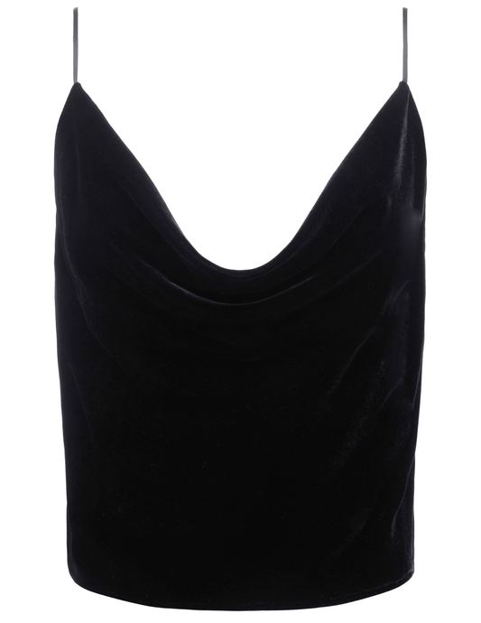 L'Agence Calista Velvet Cowl Neck Cami