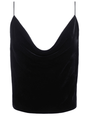 L'Agence Calista Velvet Cowl Neck Cami