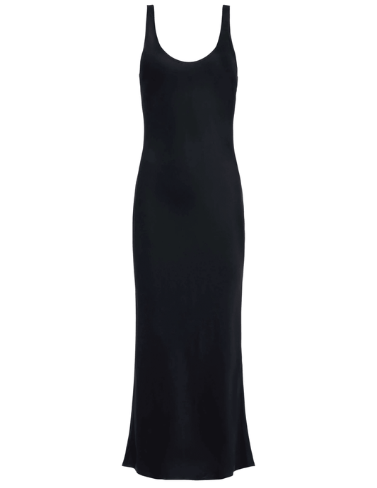 L'Agence - L'AGENCE Akiya Scoop Neck Midi Dress in Black - Buy Online