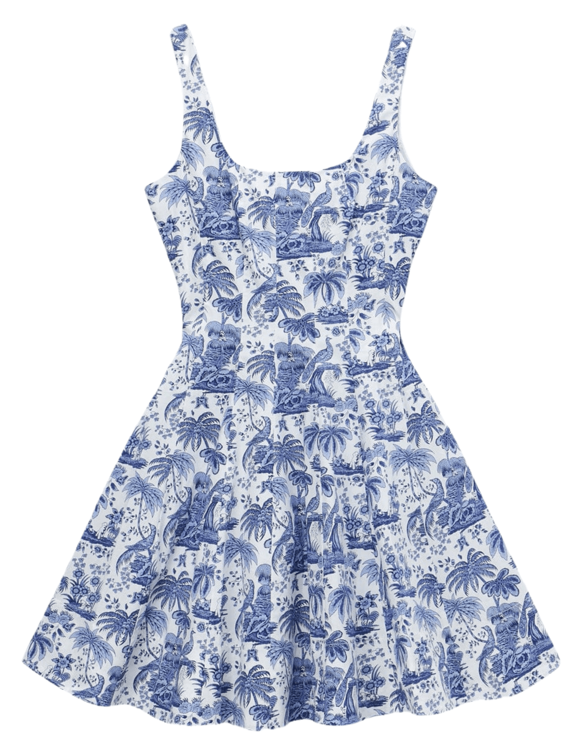 STAUD Wells Sleeveless Mini Dress