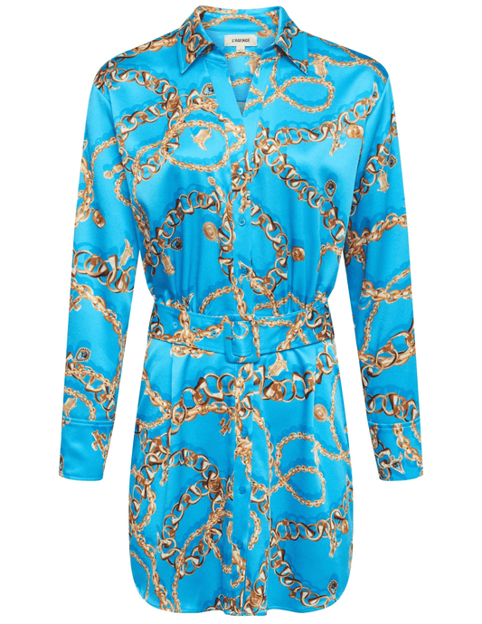 PRE-ORDER-L'Agence Demie Mini Shirt Dress