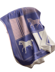 Austin Blaze Equestrian Cashmere Scarf