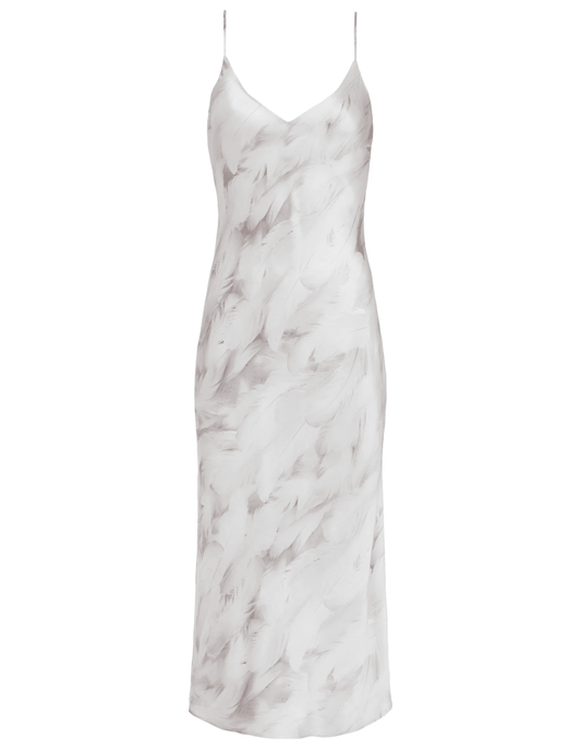 L'Agence Seridie Midi Slip Dress