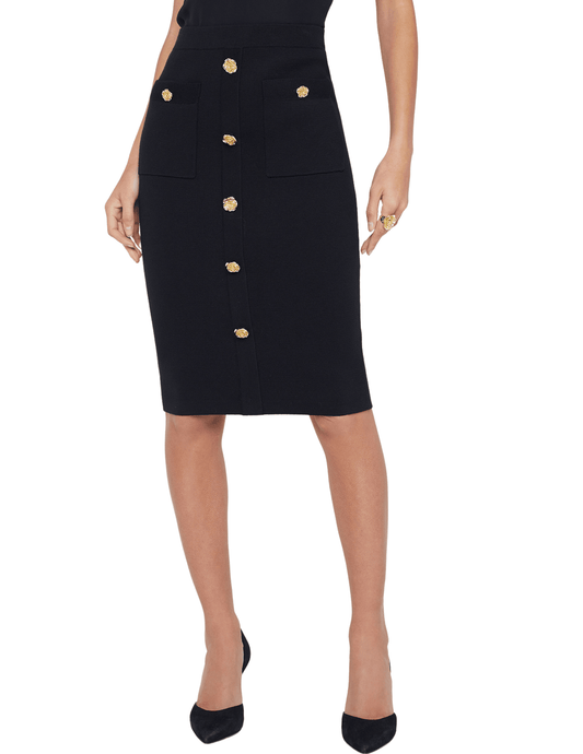 PRE-ORDER-L'Agence Amira Knit Pencil Skirt