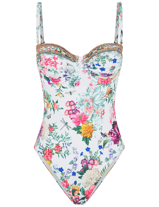Camilla Ruched Cup Detail Underwire One Piece